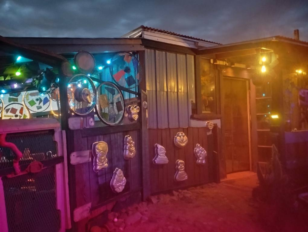 The art studio at night